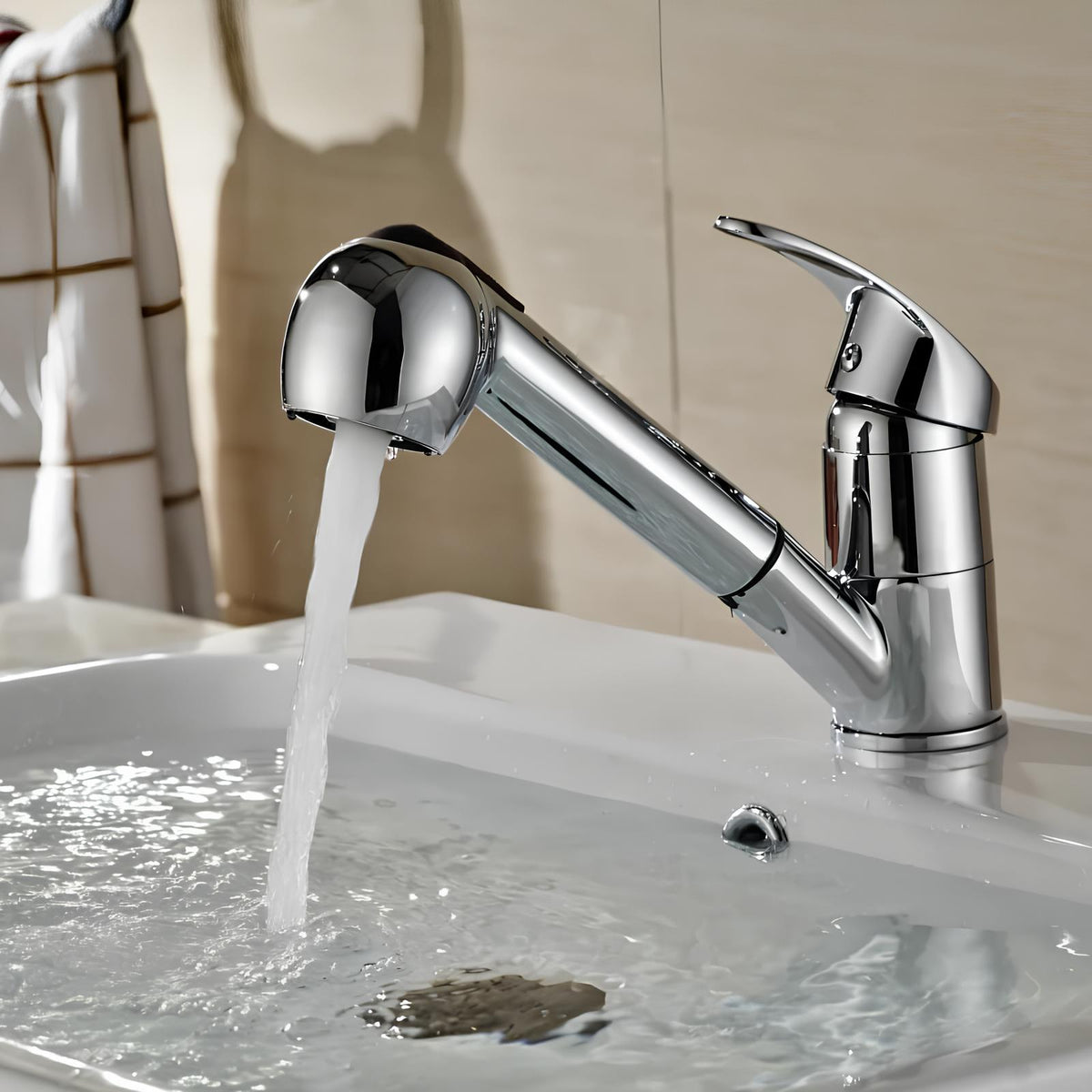 Robinet évier avec douchette extractible