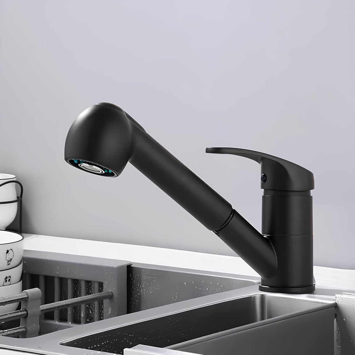 Robinet évier avec douchette extractible