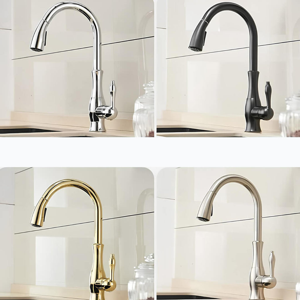 Robinet cuisine avec douchette extractible 360°