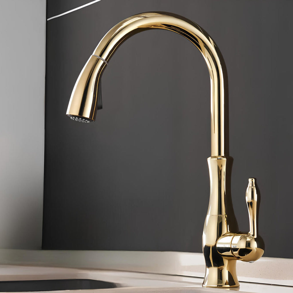 Robinet cuisine avec douchette extractible 360°