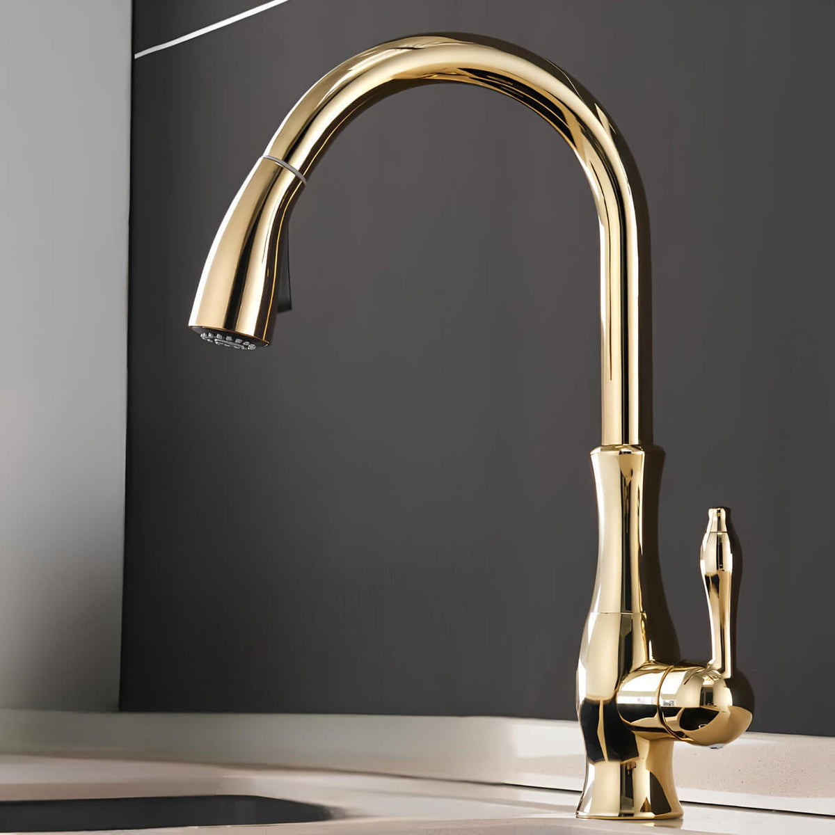 Robinet cuisine avec douchette extractible 360°