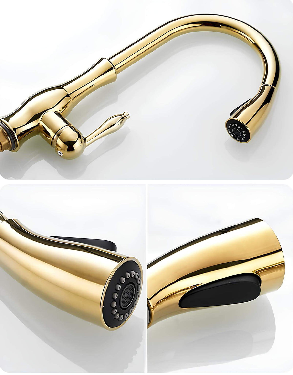 Robinet cuisine avec douchette extractible 360°