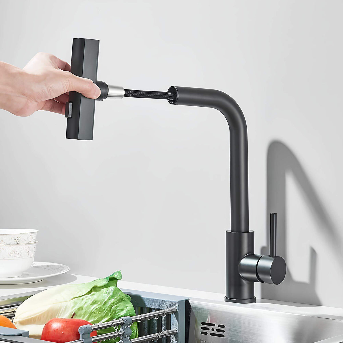 Robinet évier douchette extractible 360°