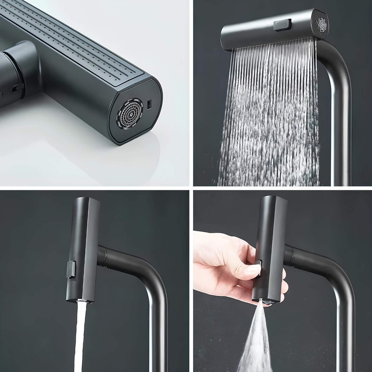 Robinet évier douchette extractible 360°
