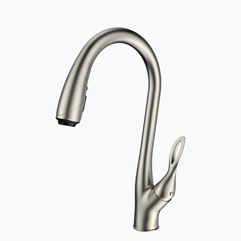 Robinet évier extractible 3 fonctions - laiton massif