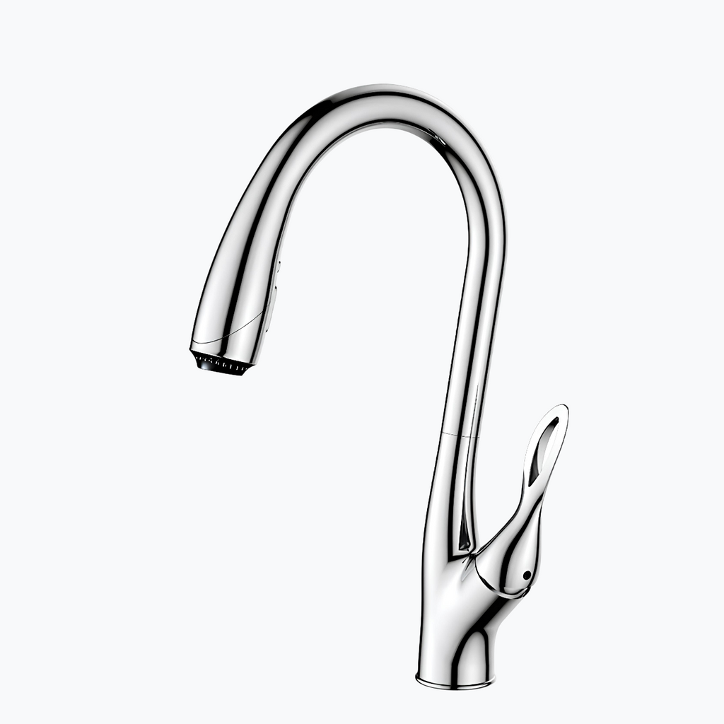 Robinet évier extractible 3 fonctions - laiton massif
