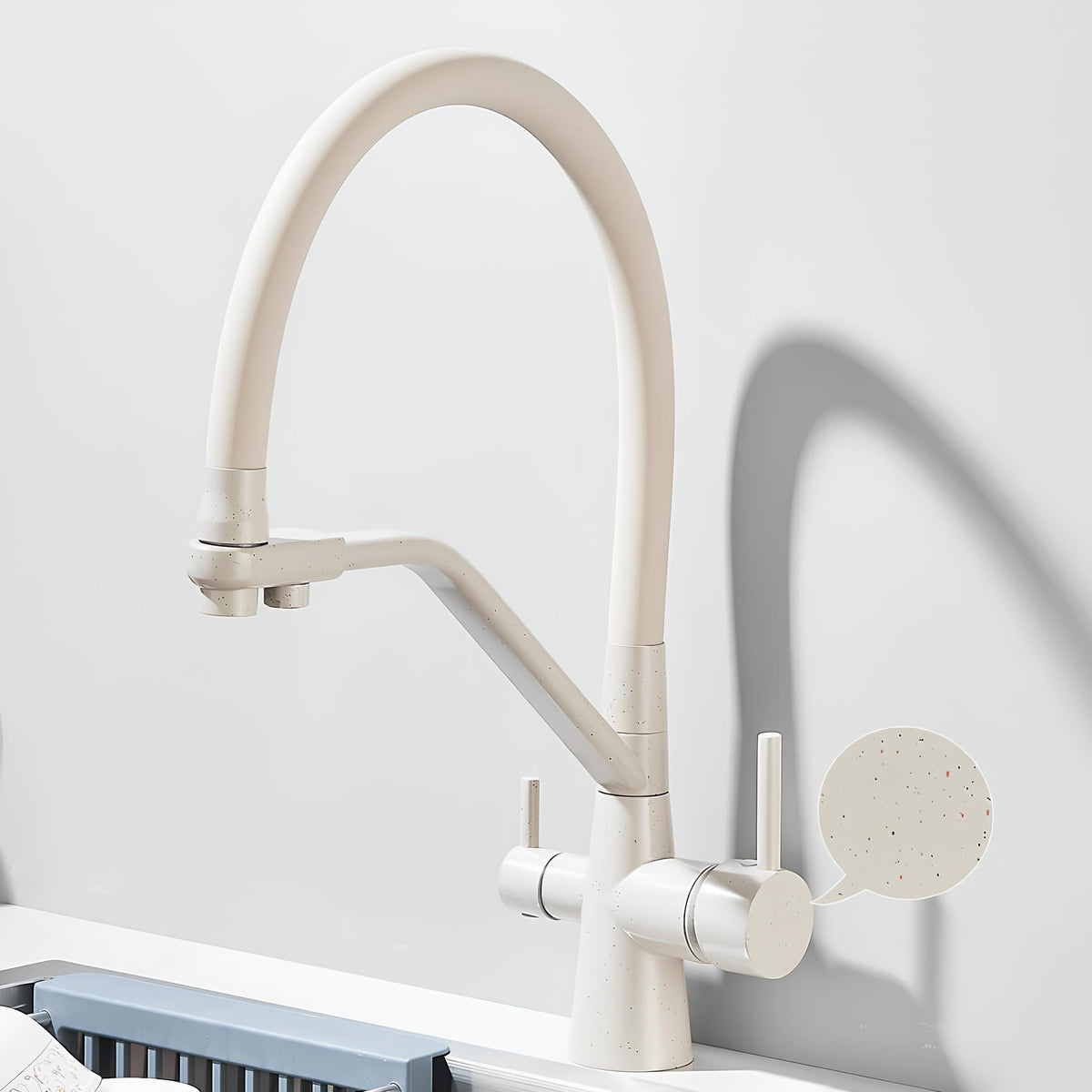 Robinet évier filtrant 3 en 1 avec rotation 360°