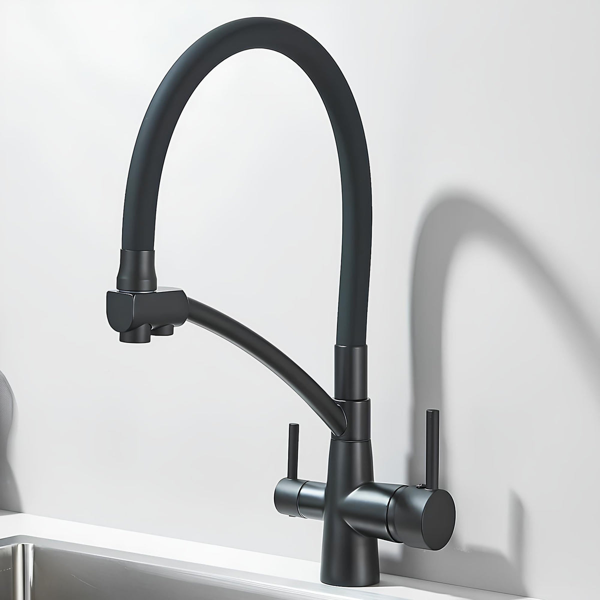Robinet évier filtrant 3 en 1 avec rotation 360°