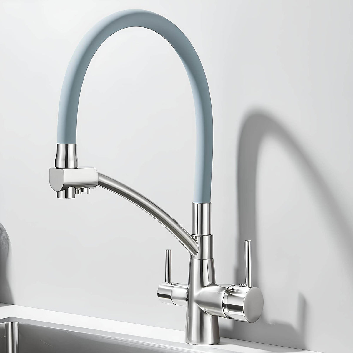 Robinet évier filtrant 3 en 1 avec rotation 360°