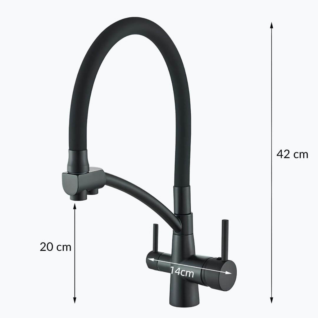 Robinet évier filtrant 3 en 1 avec rotation 360°