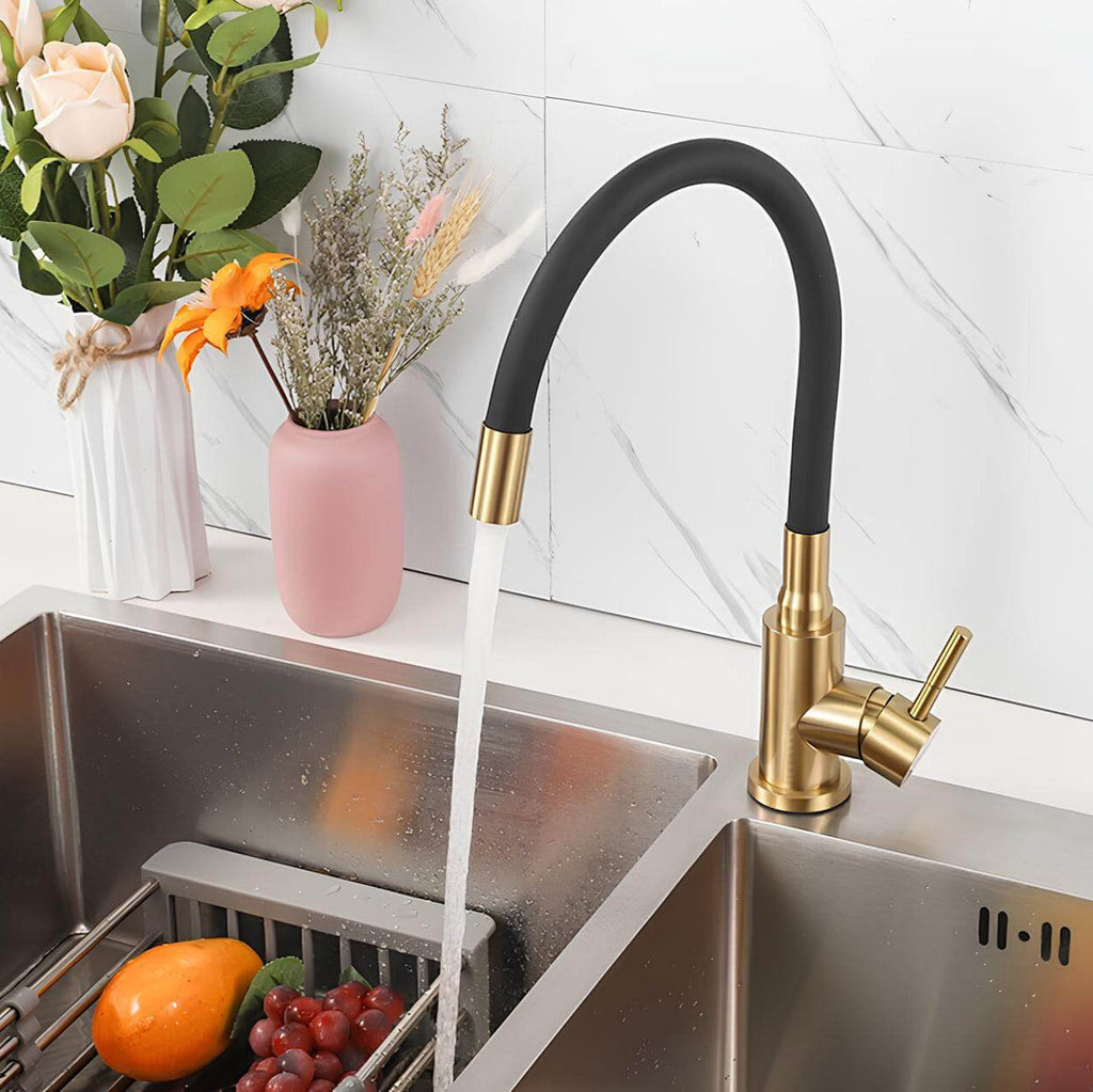 Robinet évier flexible coloré orientable 360°