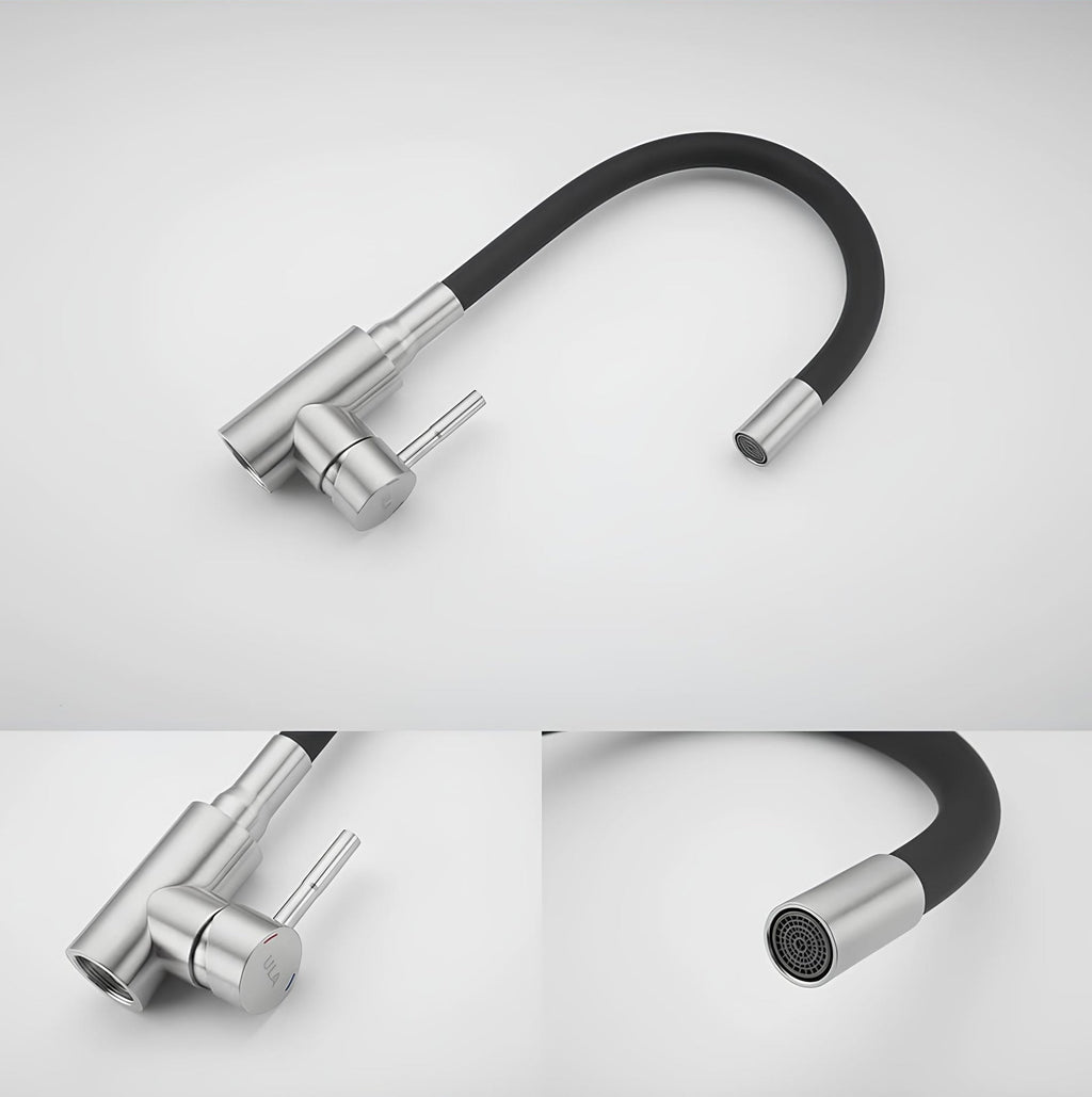 Robinet évier flexible coloré orientable 360°