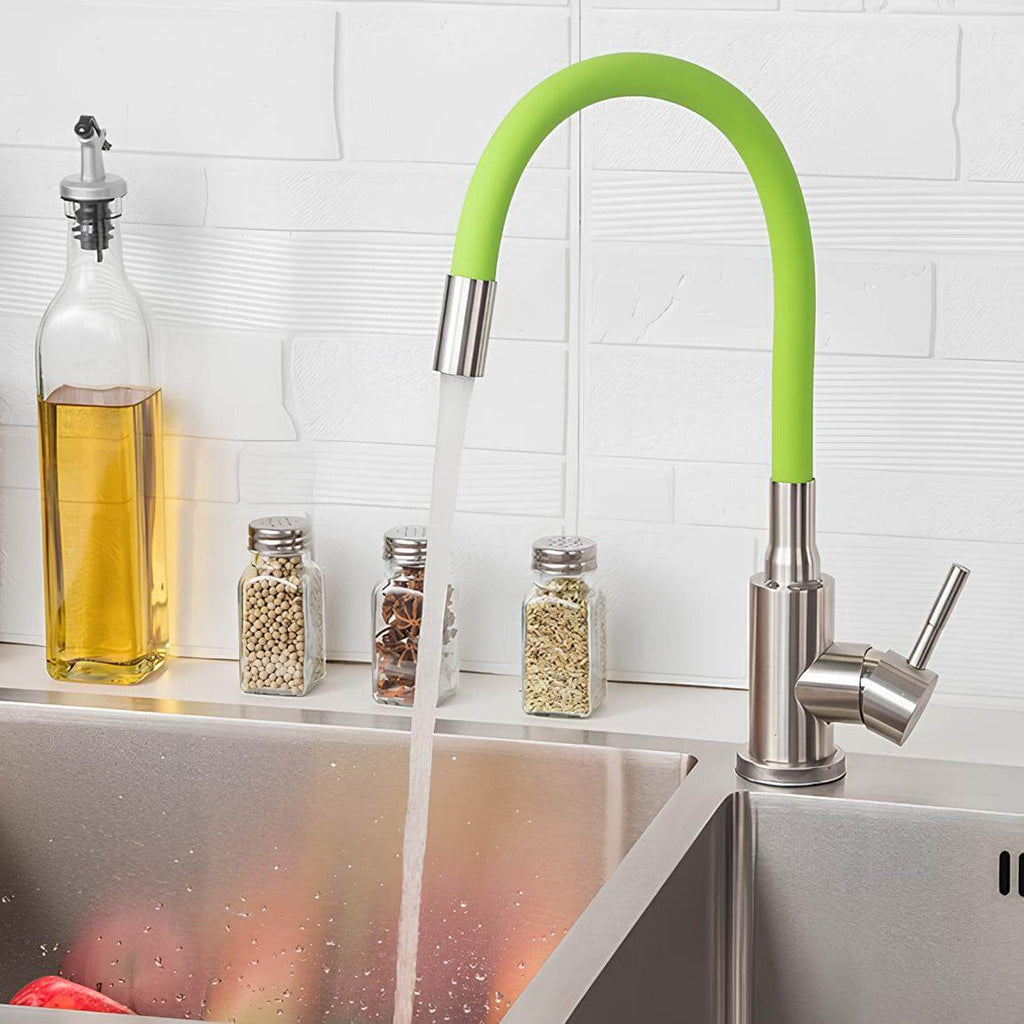 Robinet évier flexible coloré orientable 360°