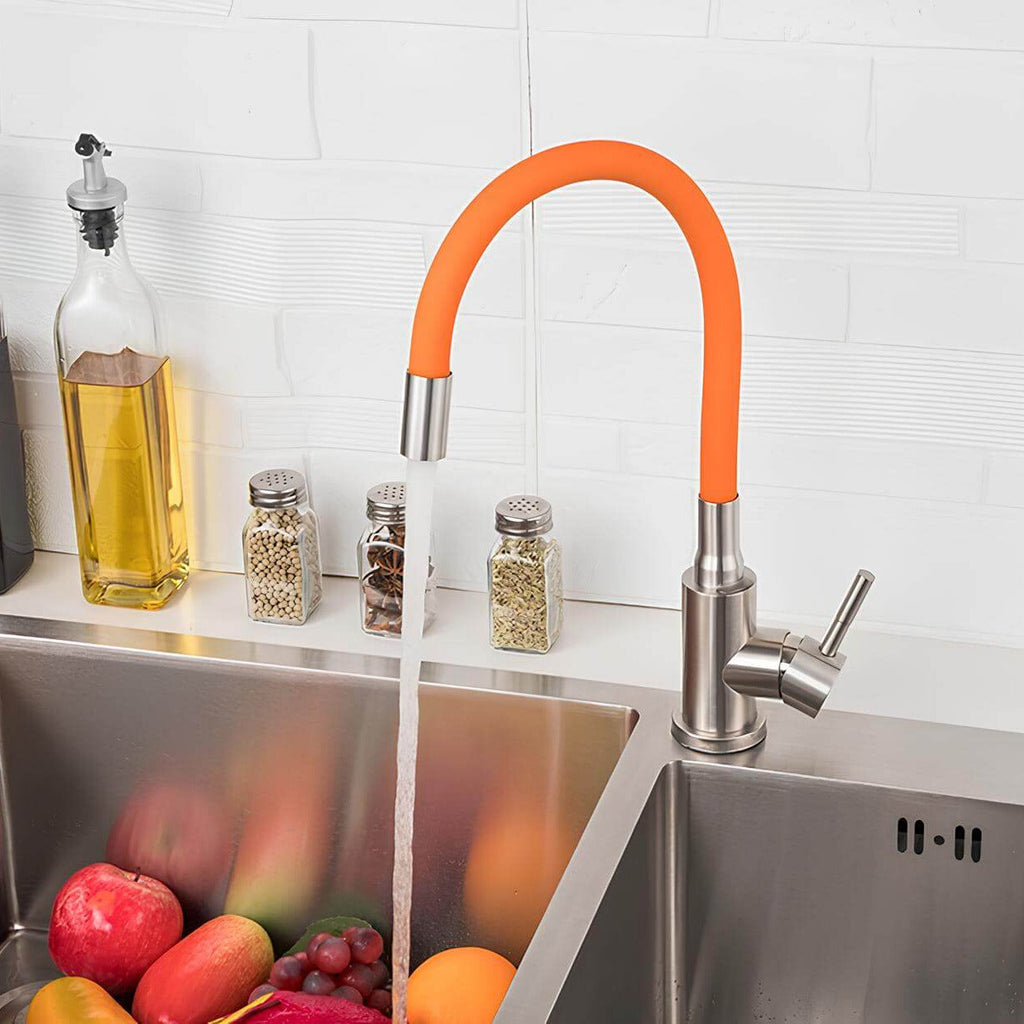 Robinet évier flexible coloré orientable 360°