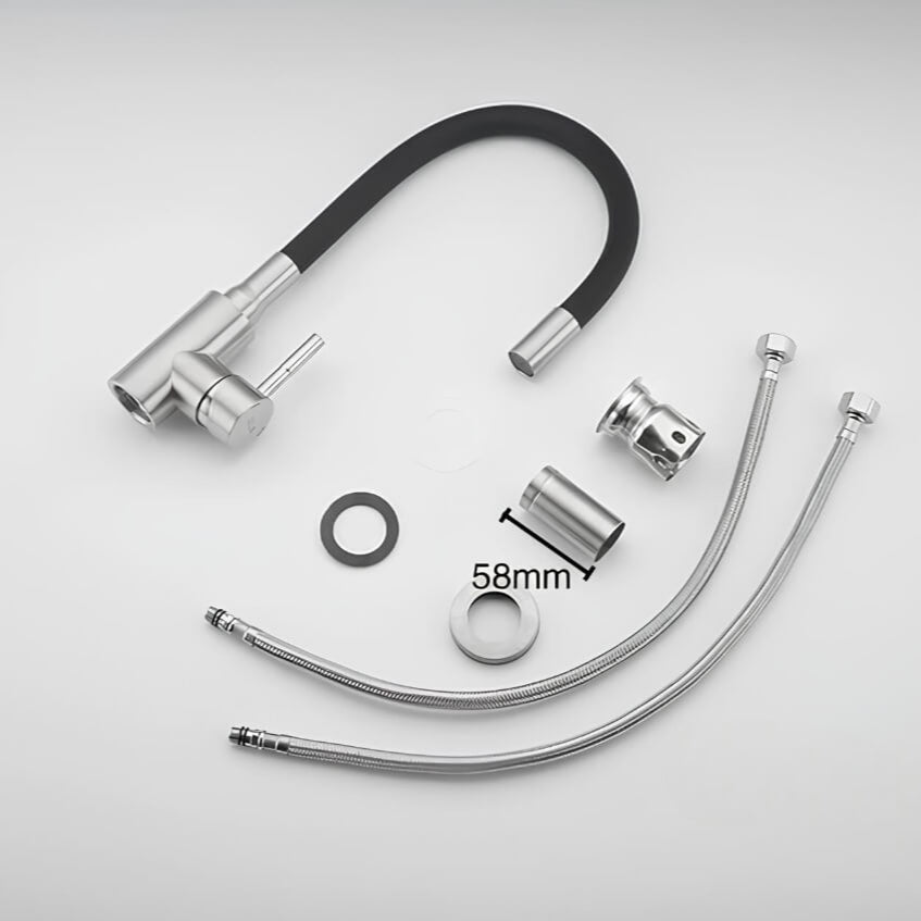 Robinet évier flexible coloré orientable 360°