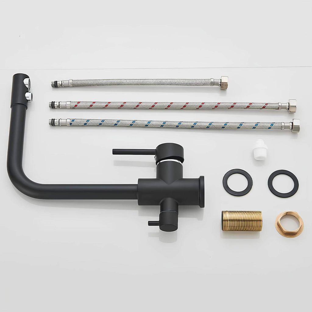 Robinet évier mitigeur double sortie filtration