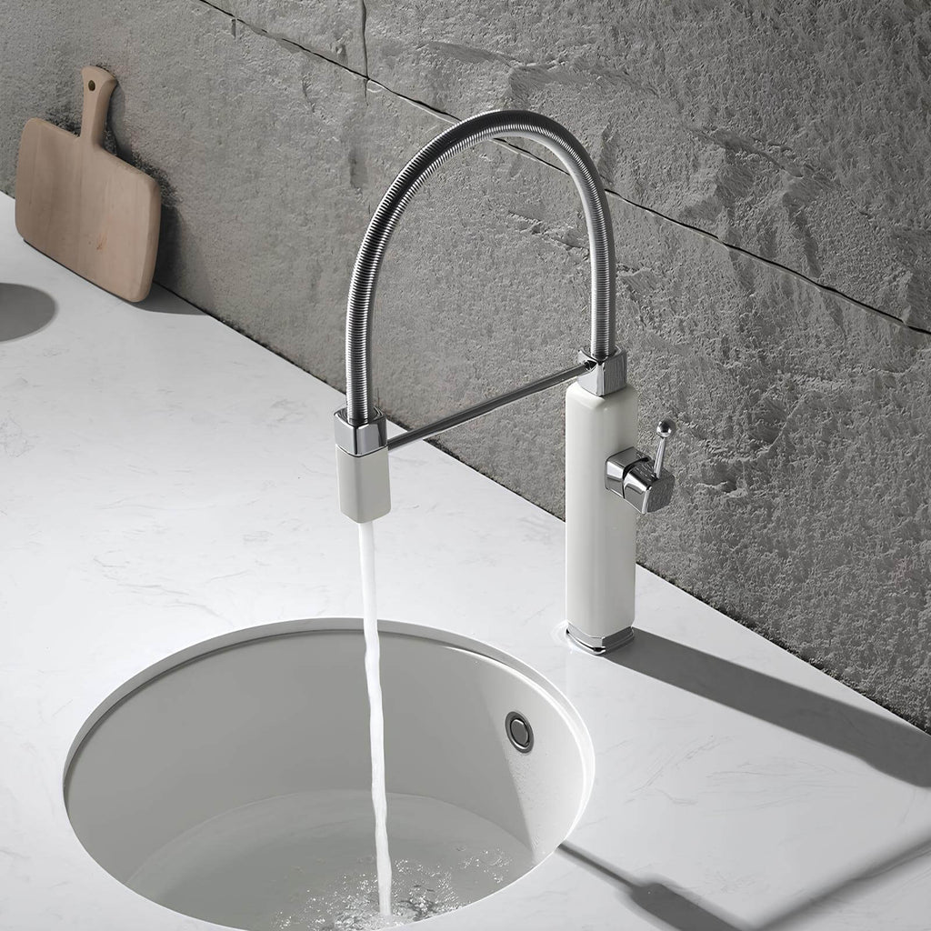 Robinet évier mitigeur douchette extractible laiton