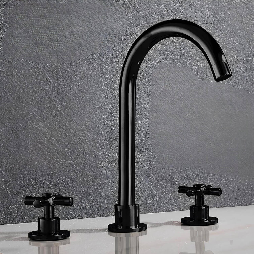Robinet lavabo 3 trous design moderne