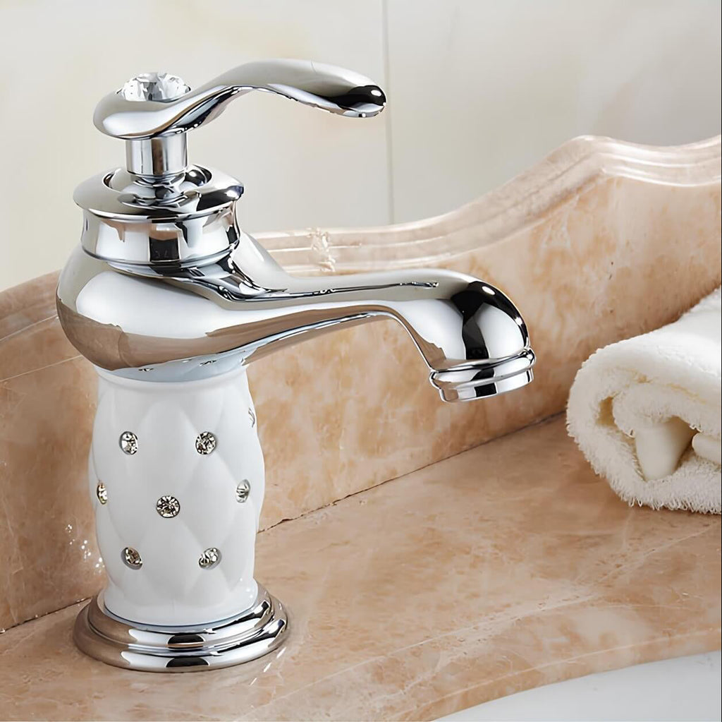 Robinet lavabo baroque antique