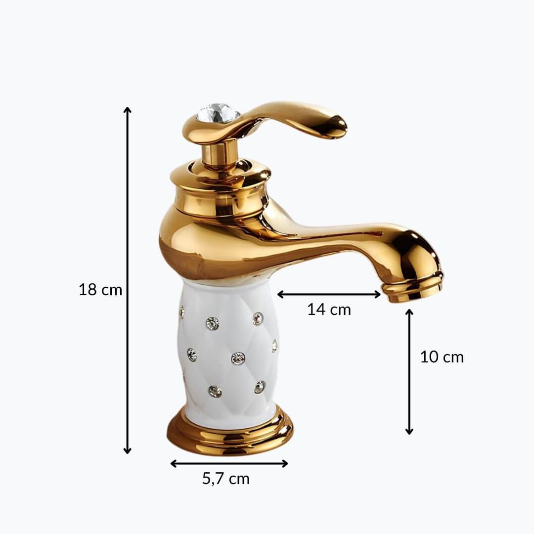 Robinet lavabo baroque antique