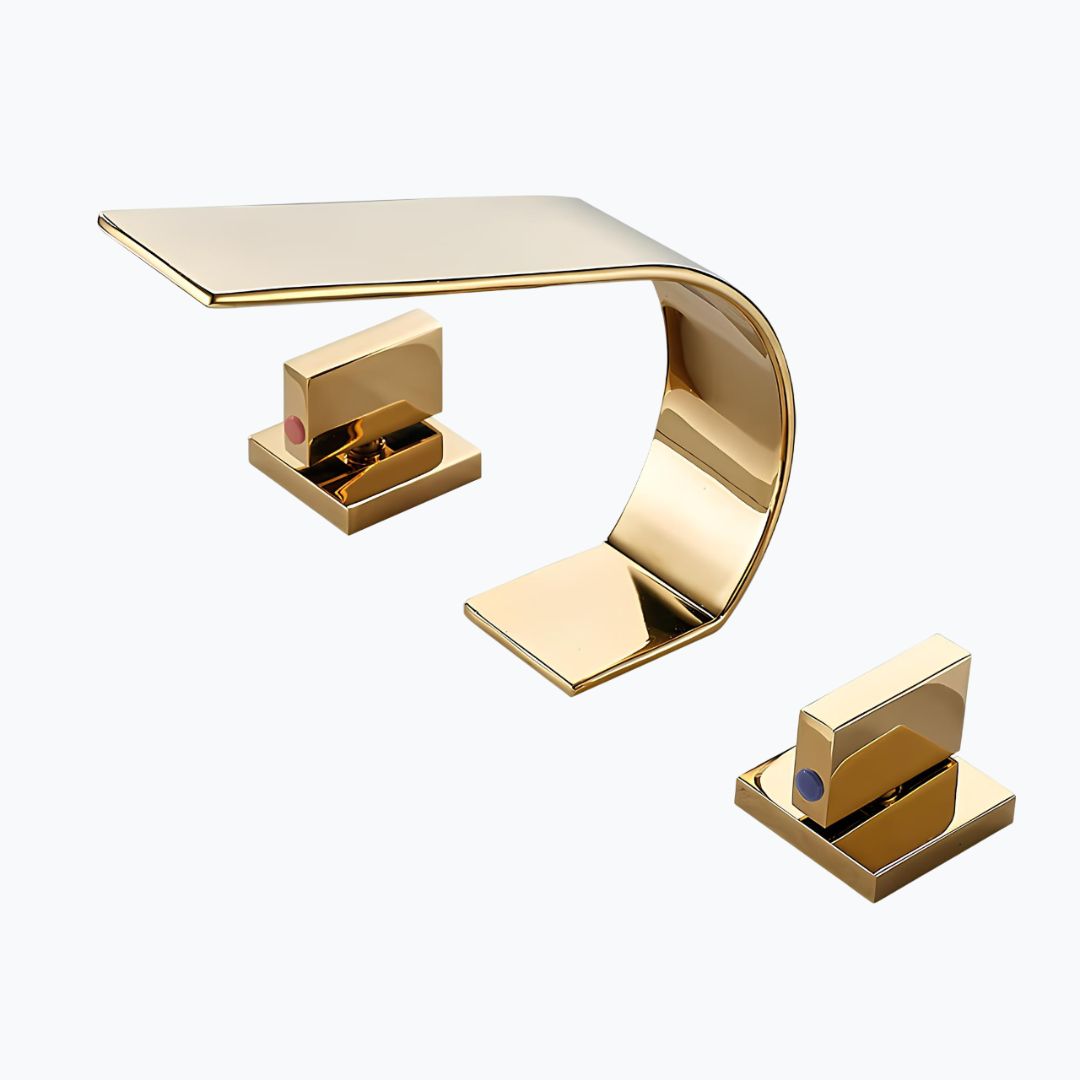 Robinet lavabo cascade - design minimaliste