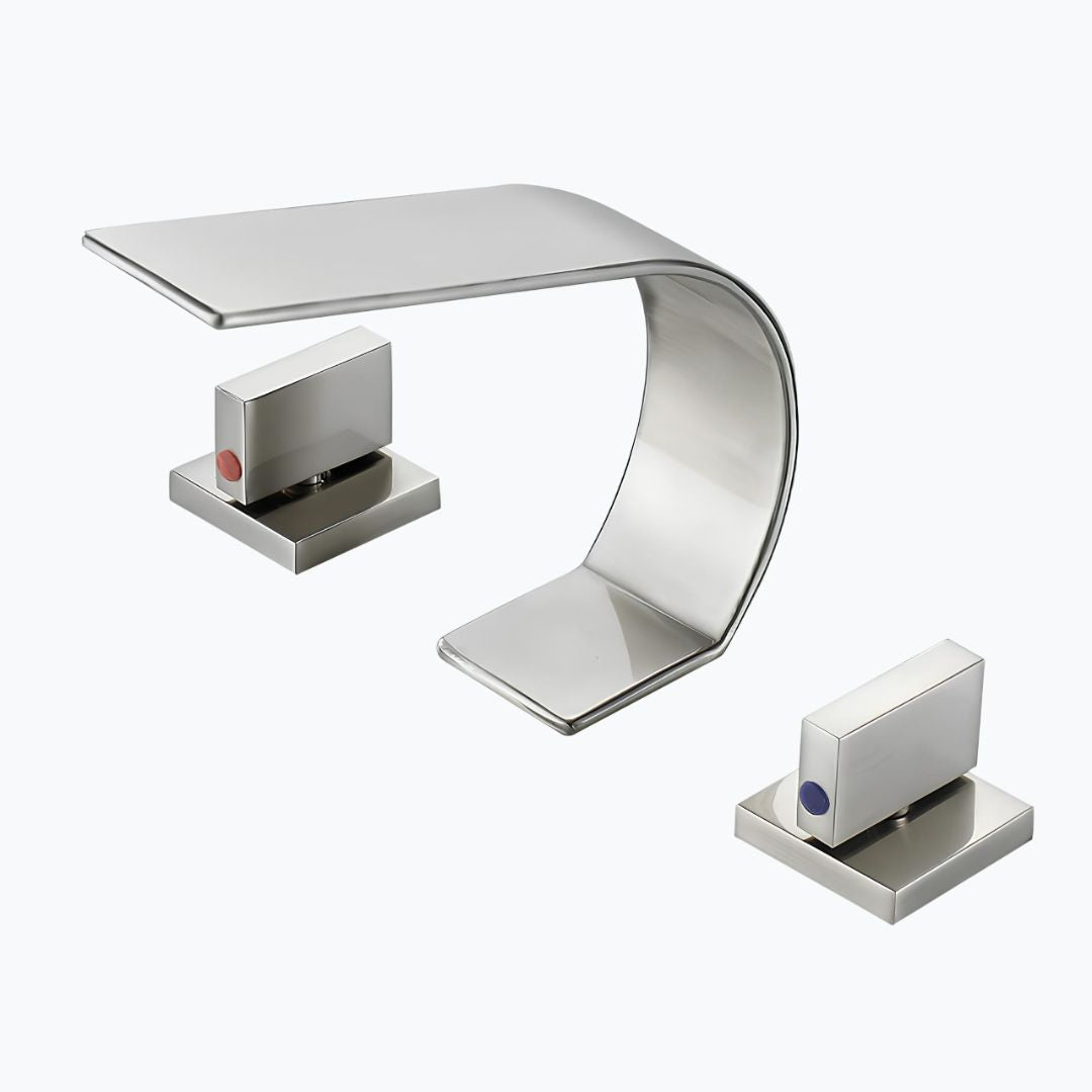 Robinet lavabo cascade - design minimaliste