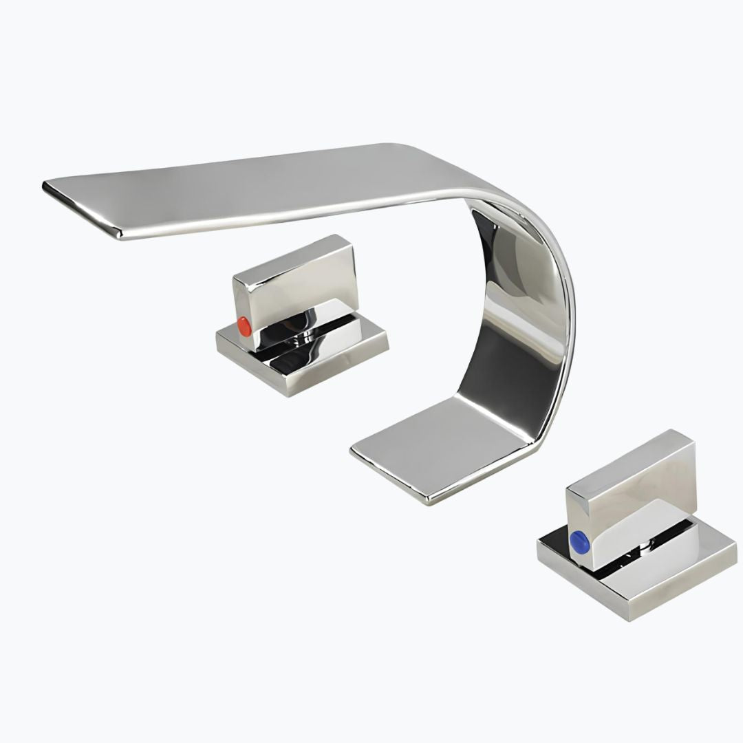 Robinet lavabo cascade - design minimaliste
