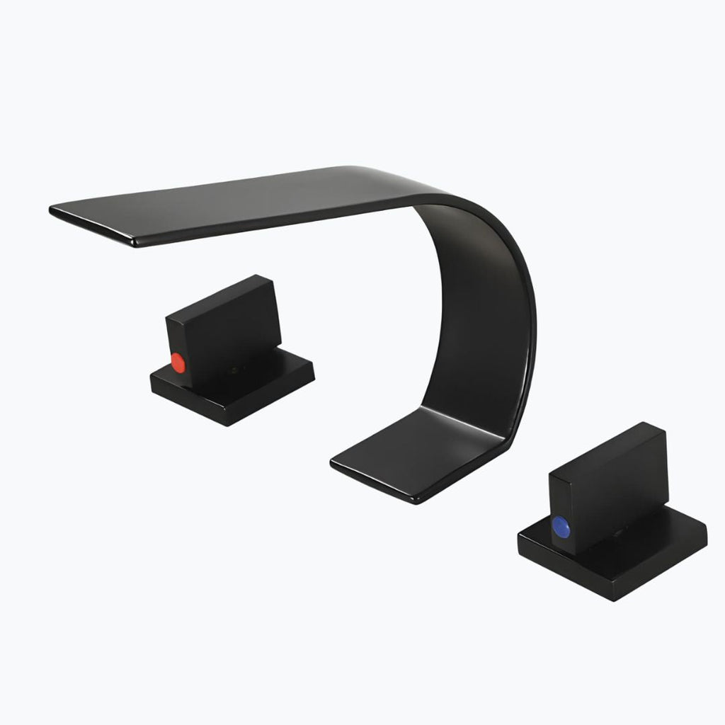 Robinet lavabo cascade - design minimaliste