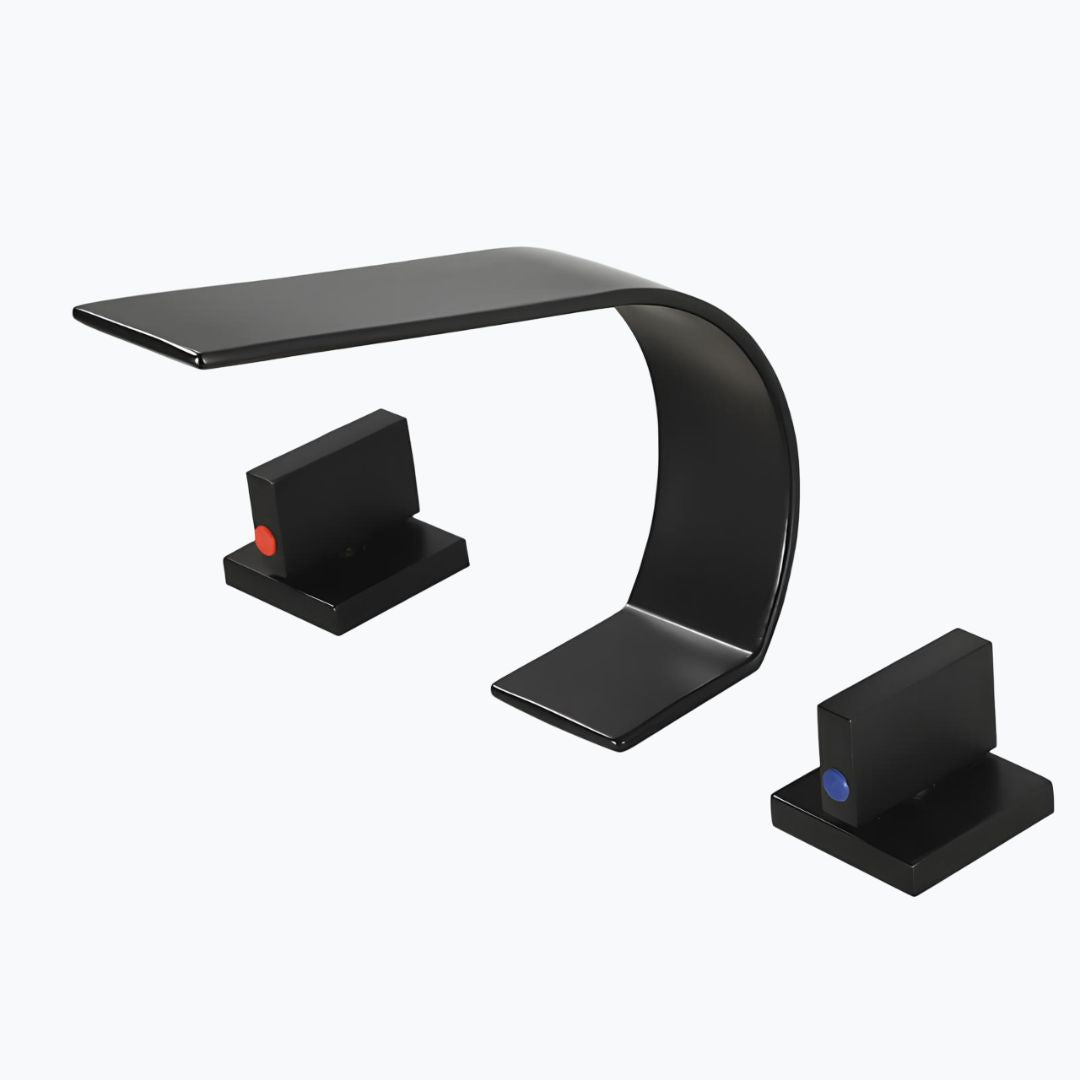 Robinet lavabo cascade - design minimaliste