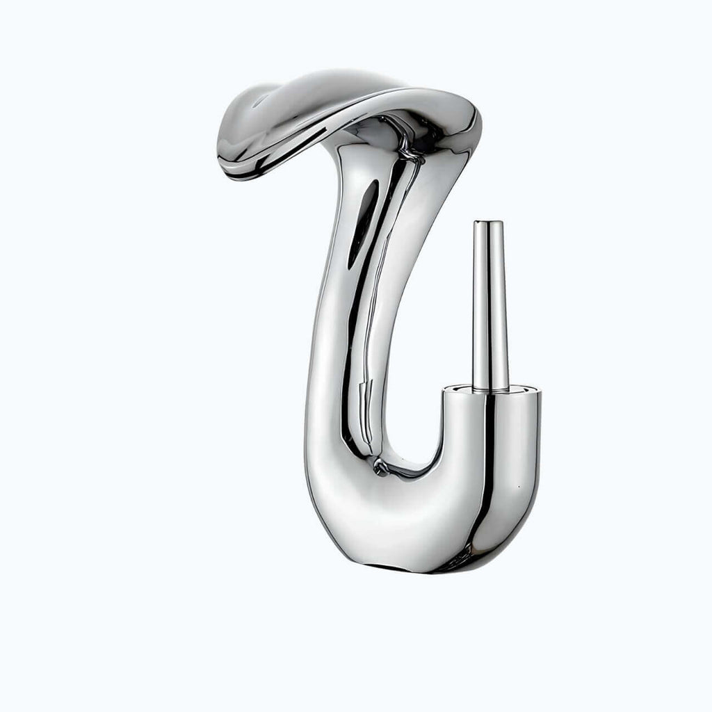 Robinet lavabo cascade laiton - mitigeur compact design