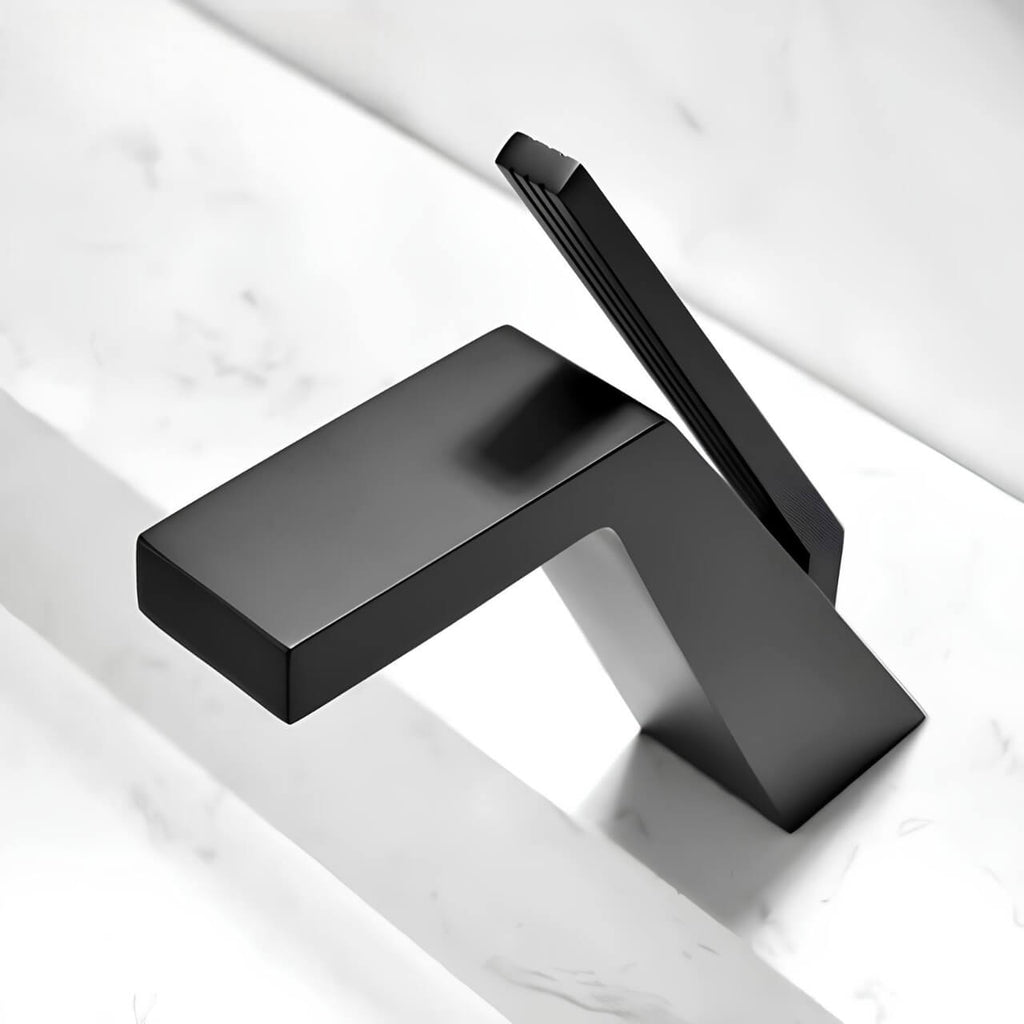Robinet de lavabo monotrou design minimaliste