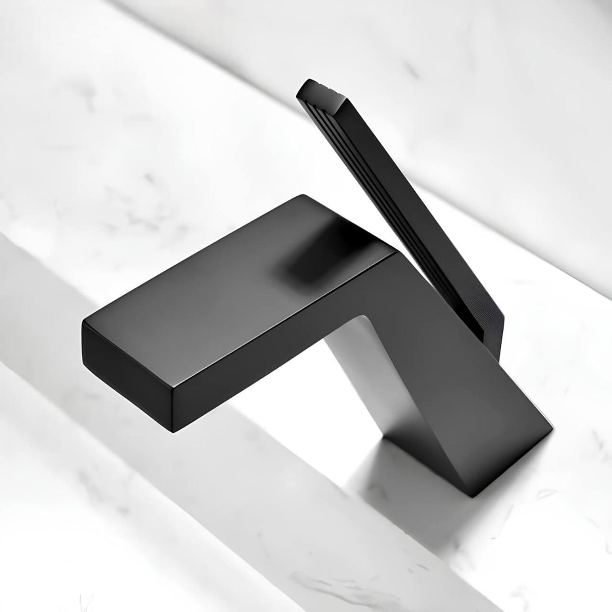 Robinet de lavabo monotrou design minimaliste