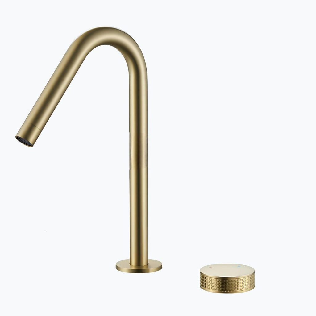 Robinet lavabo design industriel minimaliste