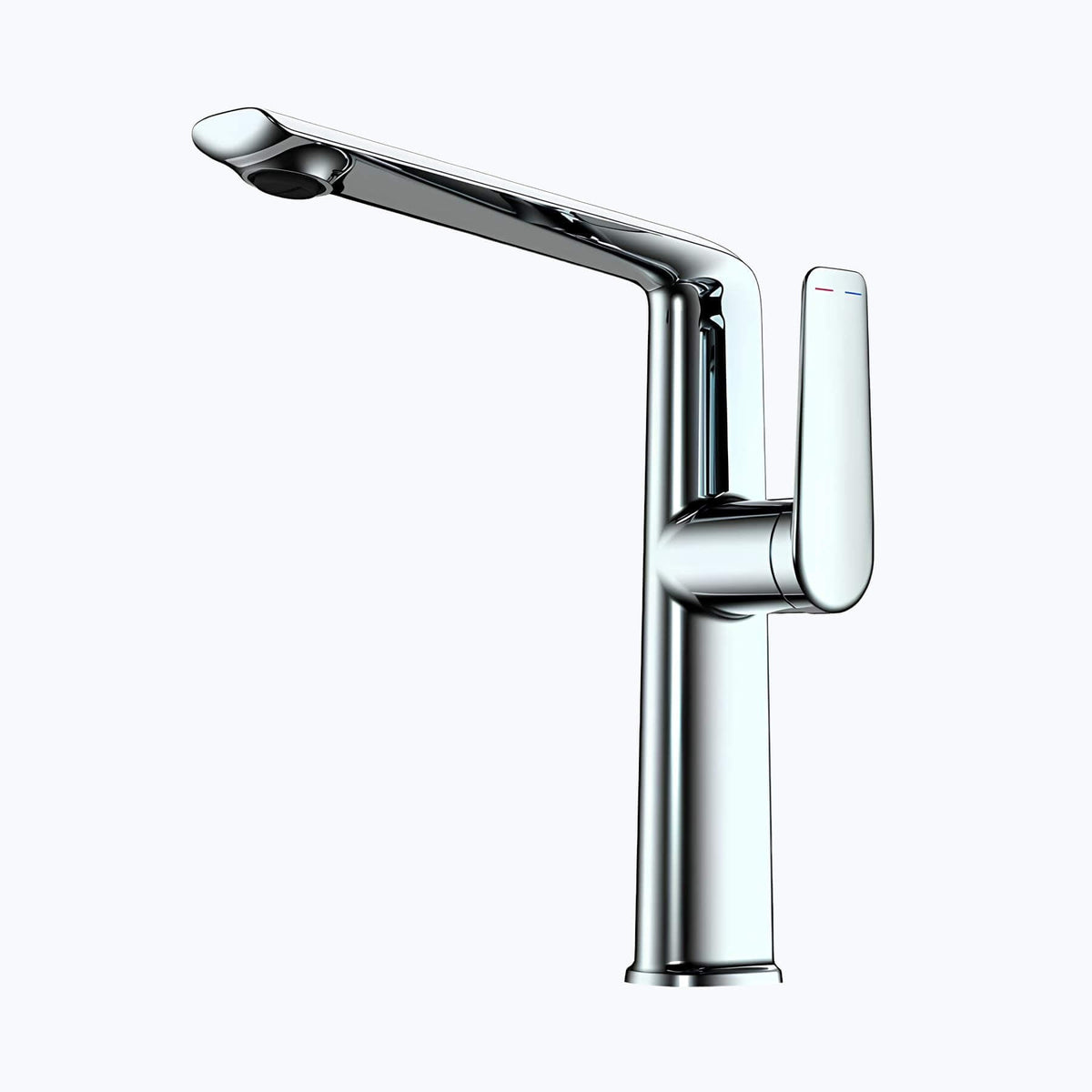 Robinet lavabo haut design - mitigeur bec allongé