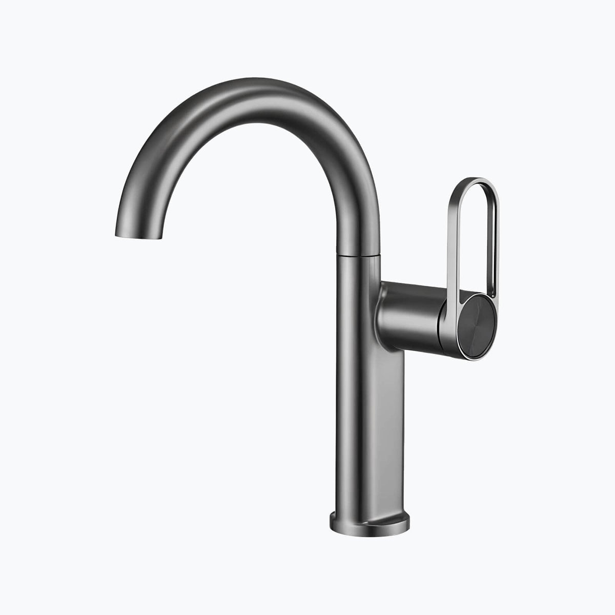 Robinet lavabo haut laiton mitigeur bec pivotant