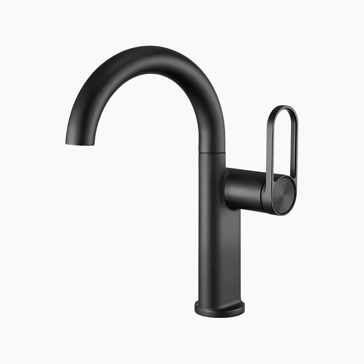 Robinet lavabo haut laiton mitigeur bec pivotant