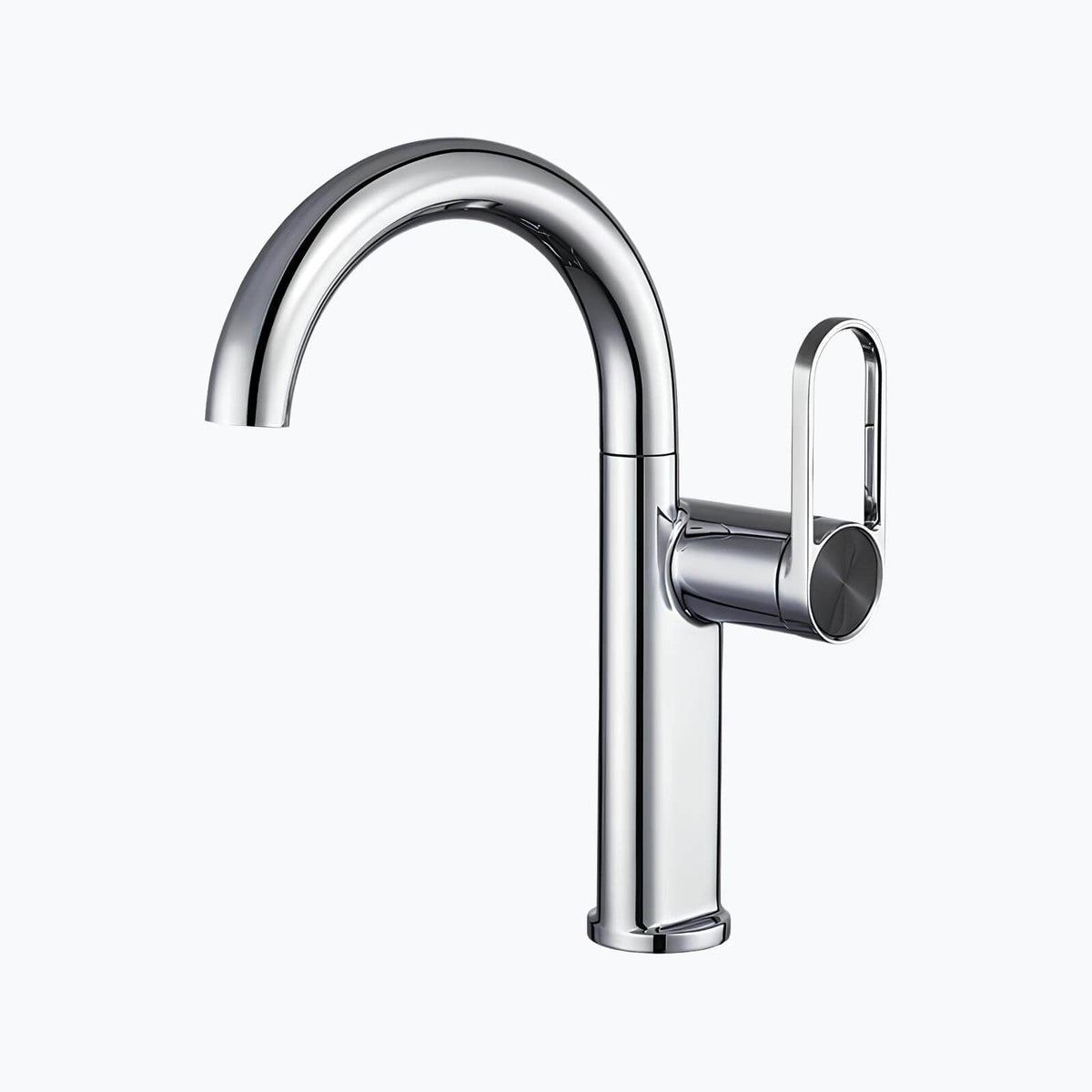 Robinet lavabo haut laiton mitigeur bec pivotant