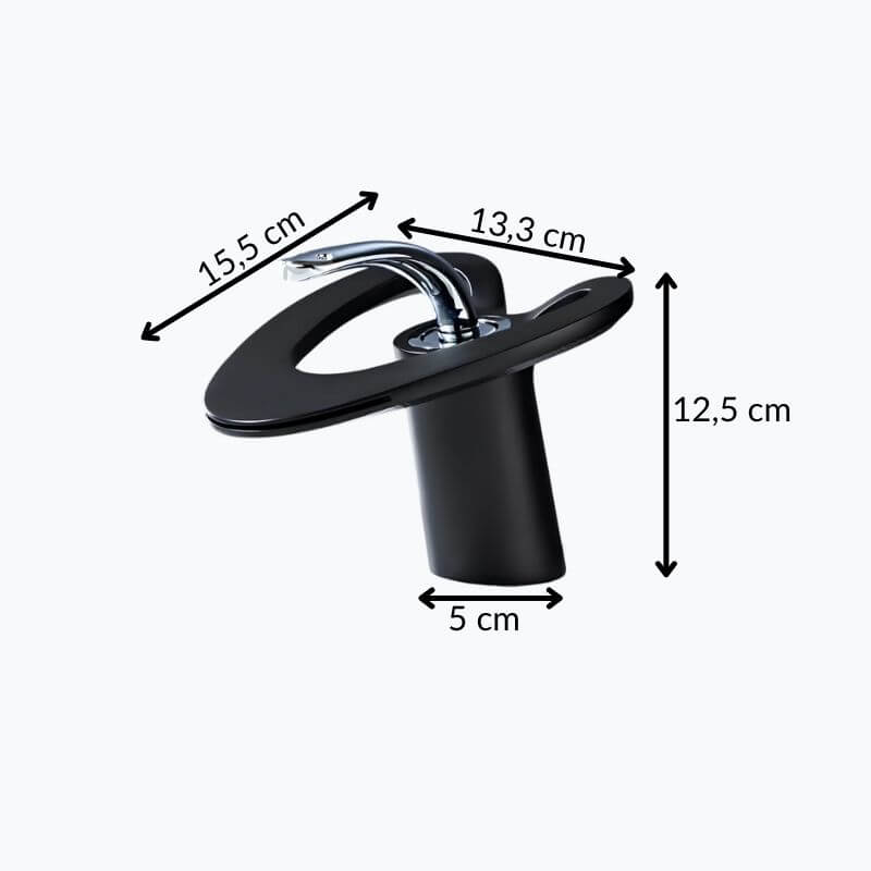Robinet lavabo mitigeur laiton design contemporain silencieux