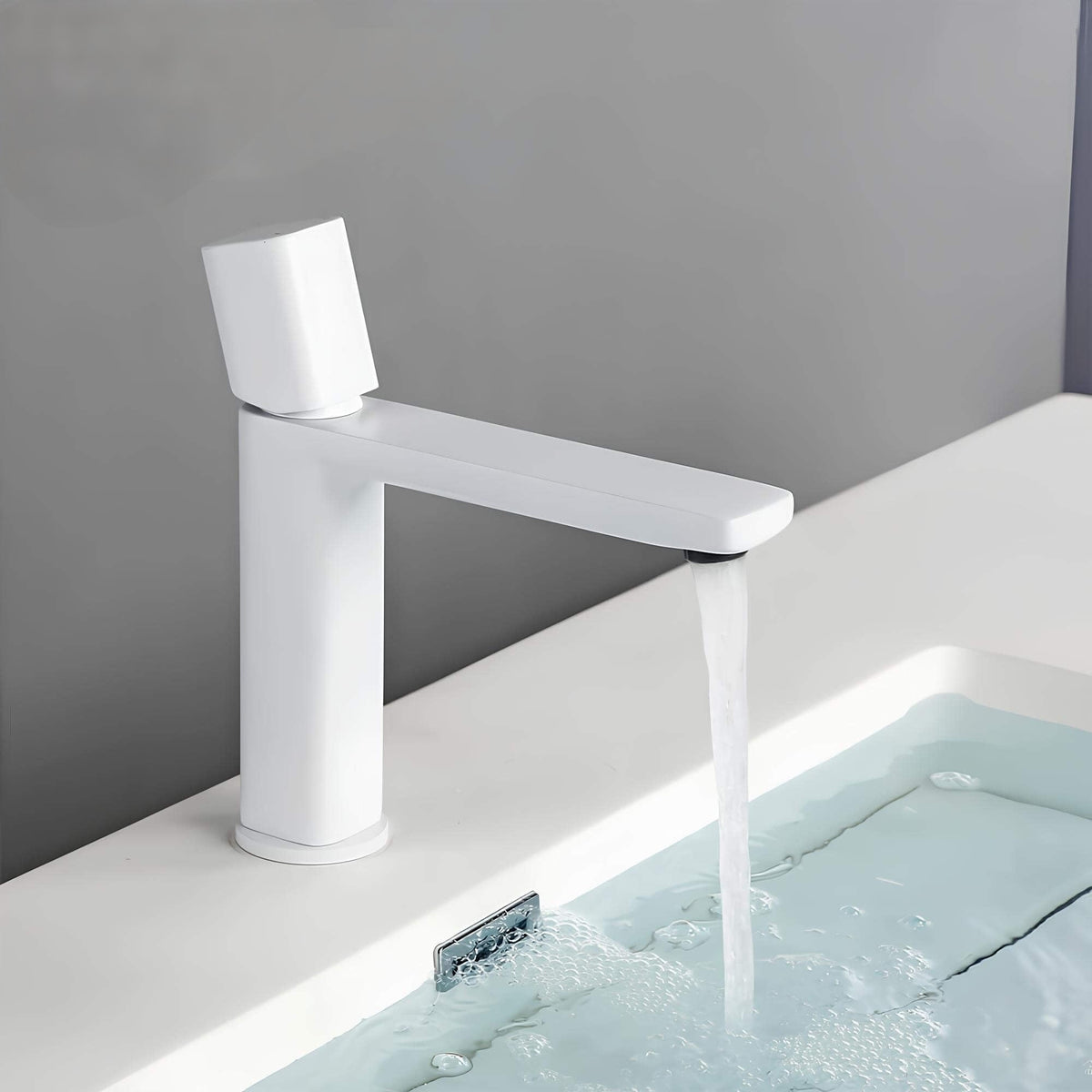 Robinet lavabo mitigeur laiton design moderne