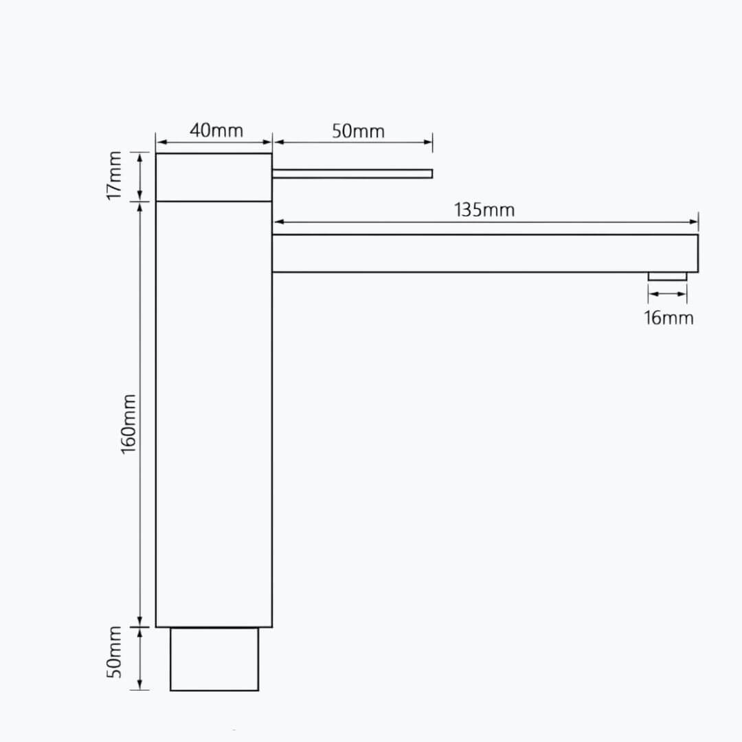 Robinet lavabo monocommande laiton design