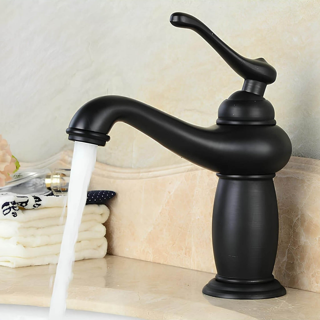 Robinet lavabo monocommande vintage antique