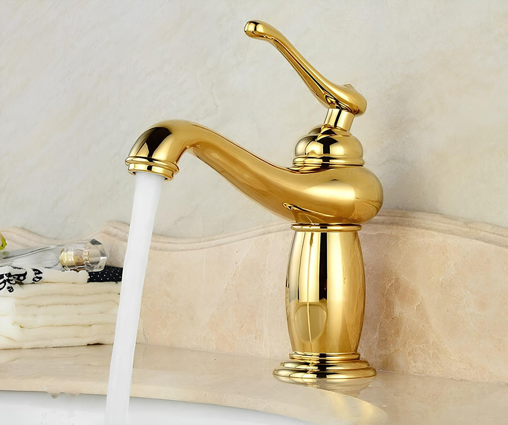 Robinet lavabo monocommande vintage antique