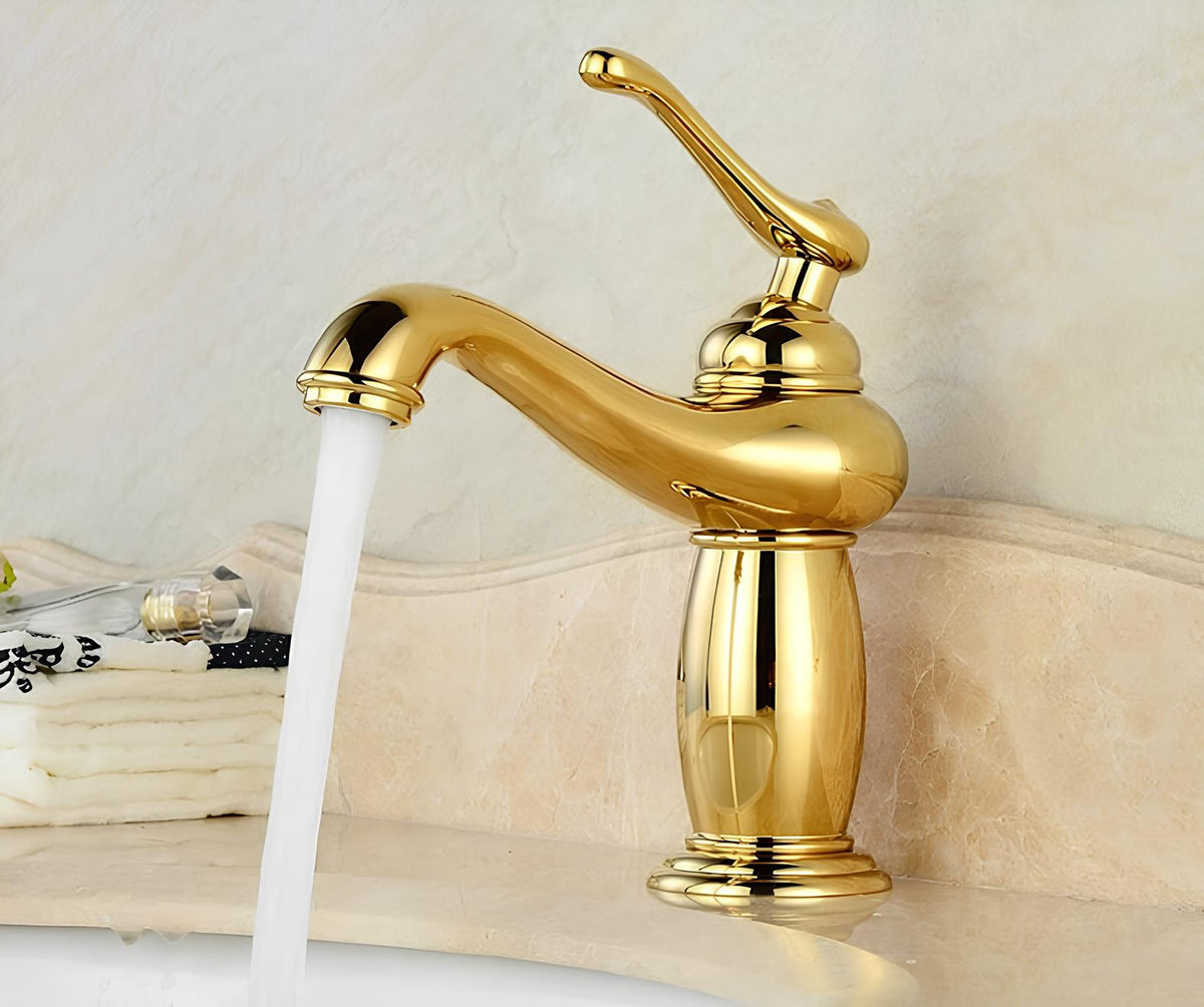 Robinet lavabo monocommande vintage antique