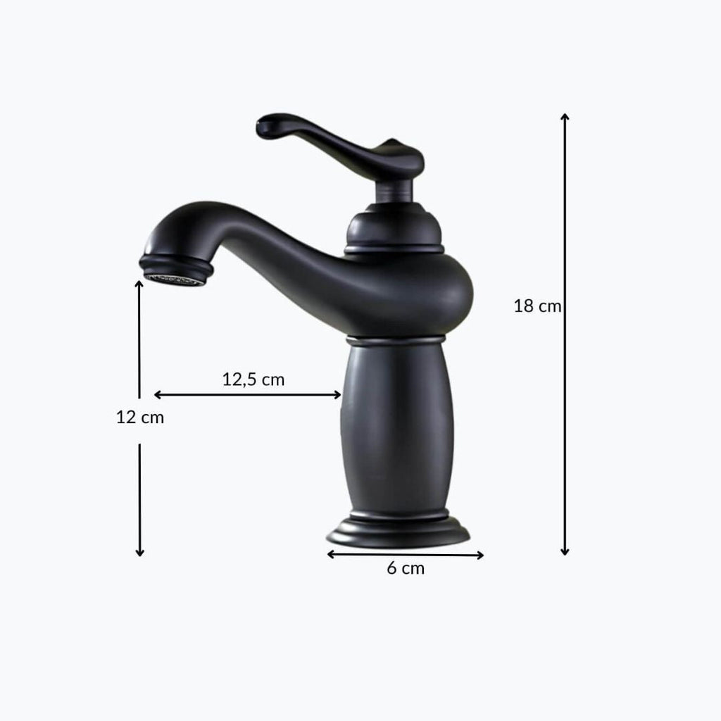 Robinet lavabo monocommande vintage antique