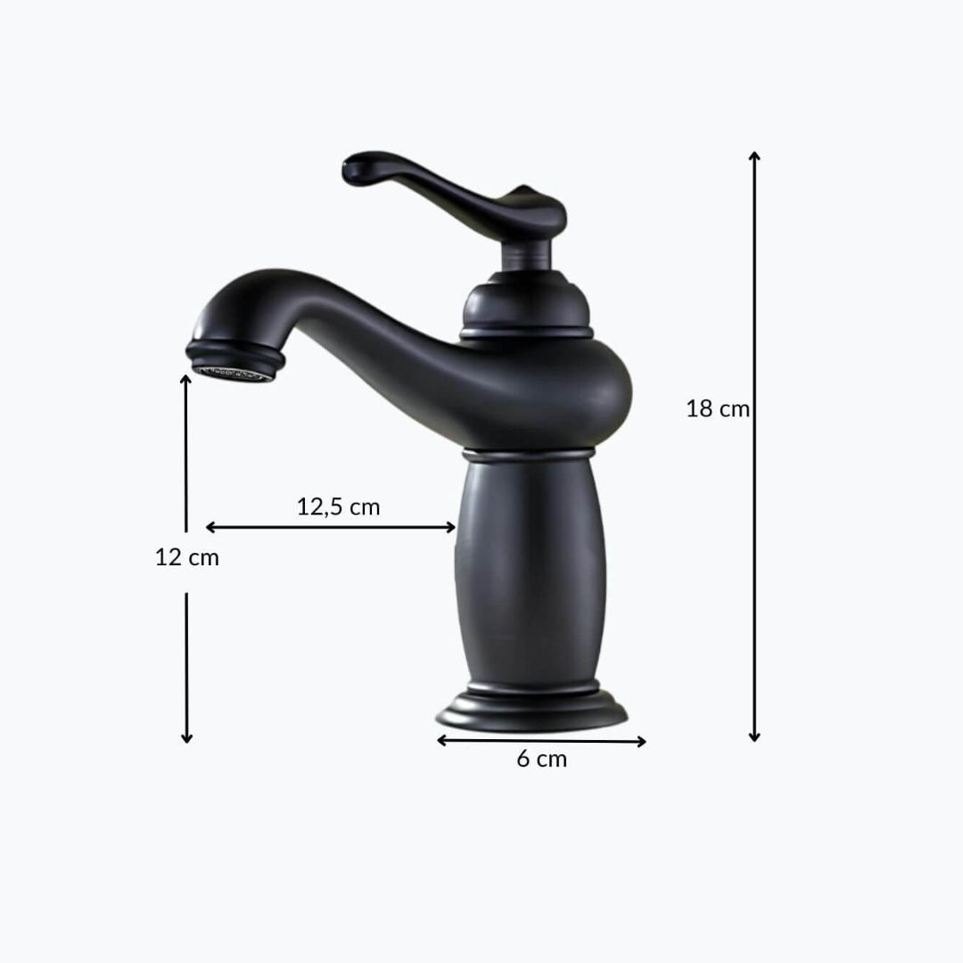 Robinet lavabo monocommande vintage antique