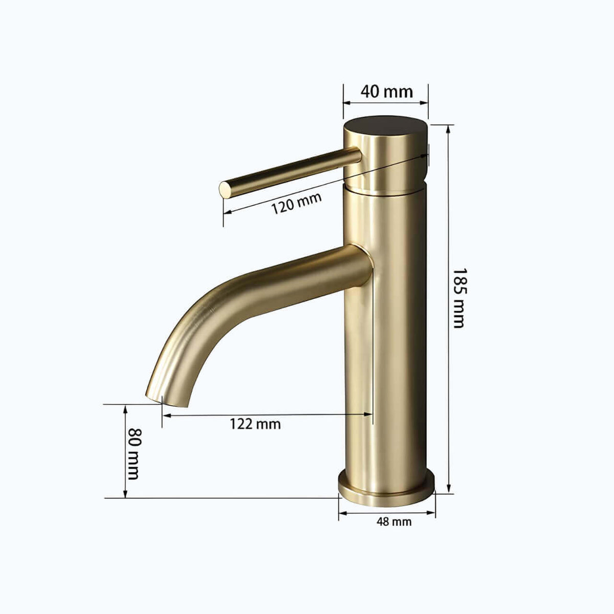 Robinet lavabo monotrou design contemporain