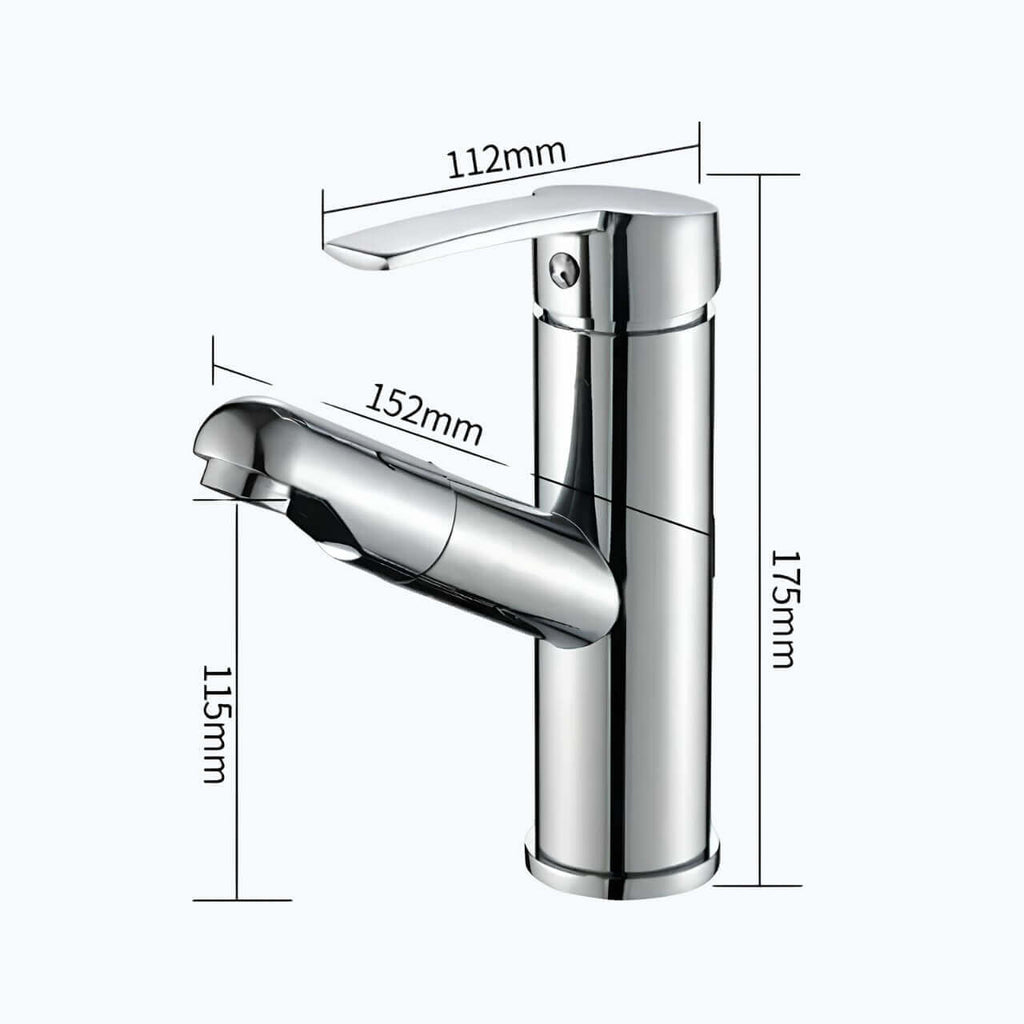 Robinet mitigeur avec douchette extractible