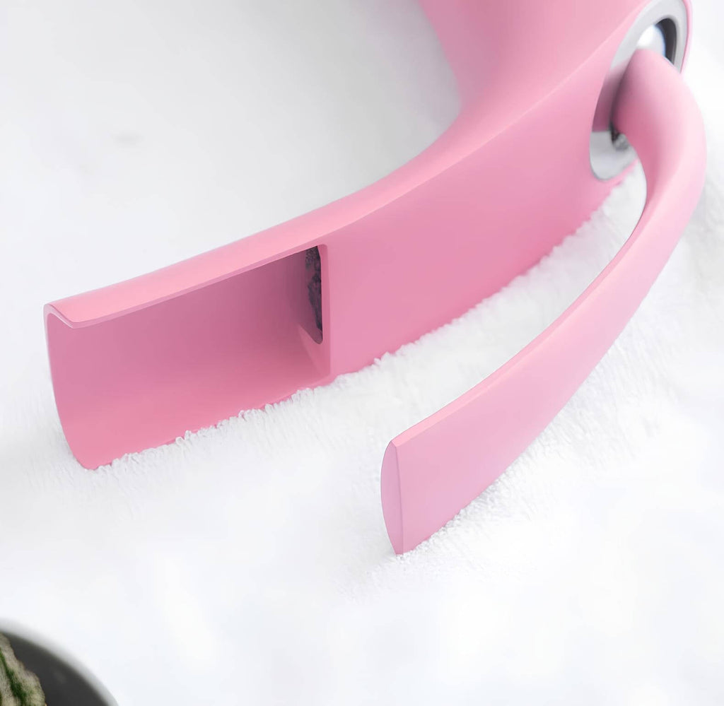 Robinet mitigeur cascade rose en laiton pour lavabo