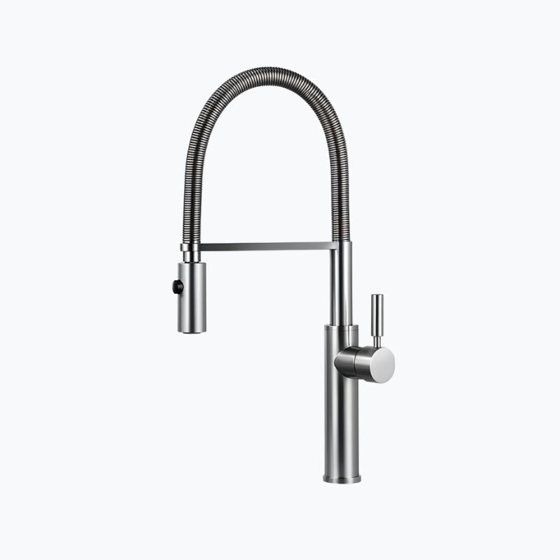 Robinet mitigeur cuisine bec escamotable rotation 360°