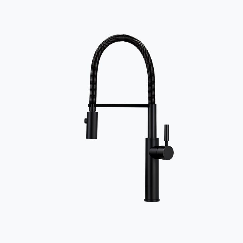 Robinet mitigeur cuisine bec escamotable rotation 360°